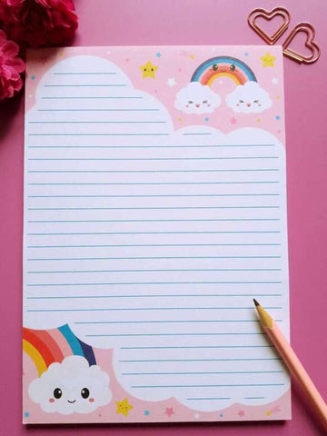 Bloc-notes-lignes-A5-nuage-arc-en-ciel-kawaii