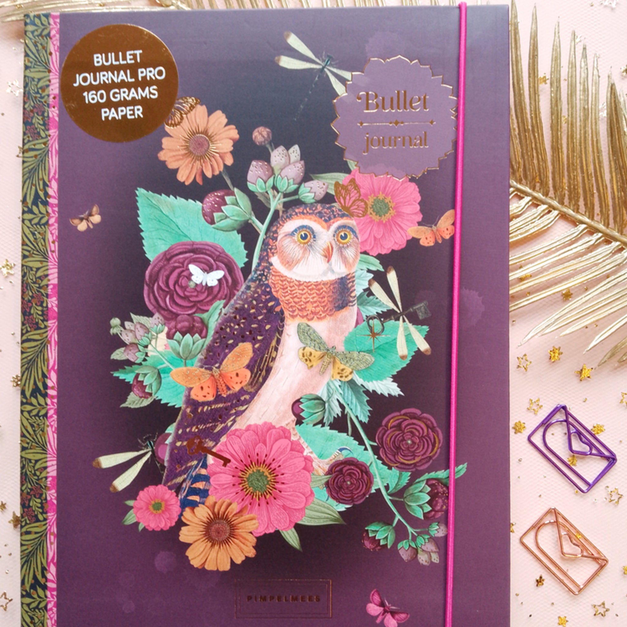 bullet-journal-violet-page-de-couverture-chouette