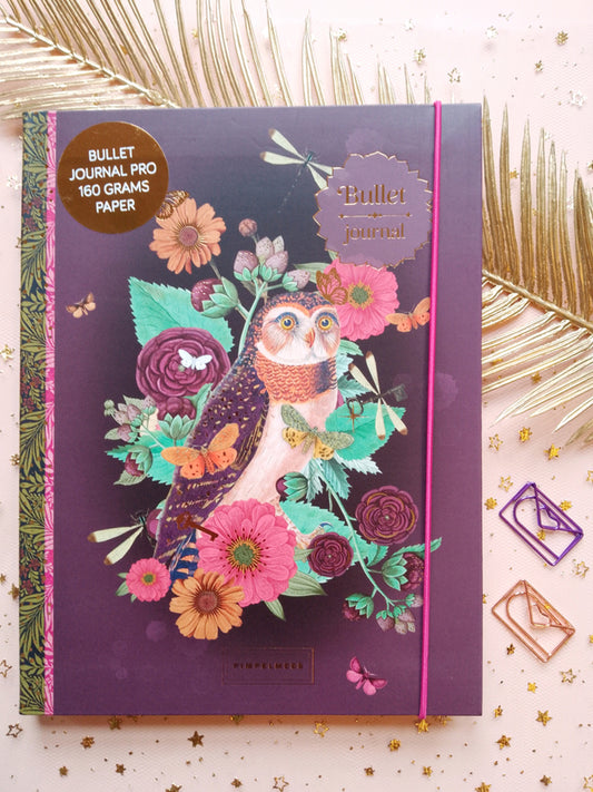 bullet-journal-violet-page-de-couverture-chouette