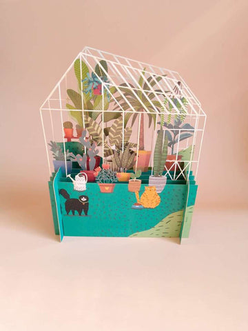 carte-postale-3D-pop-up-chats-serre-cactus