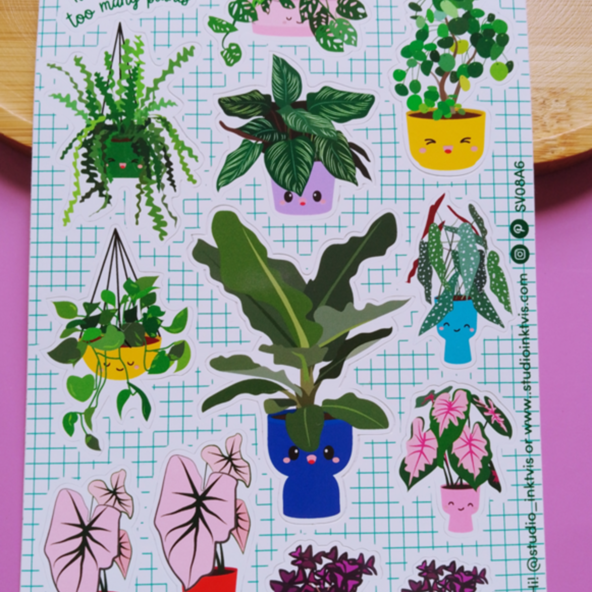 stickers-autocollants-plantes-vertes-kawaii