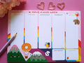 semainier-weekly-planner-agenda-hebdomadaire-arc-en-ciel-kawaii